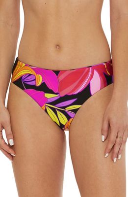 Trina Turk Solar Floral Reversible Hipster Bikini Bottoms in Pink