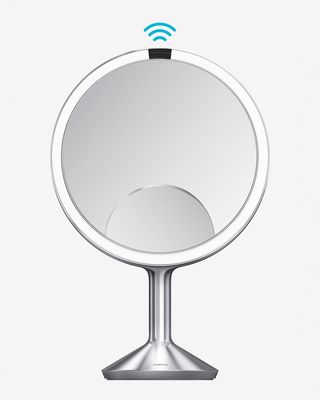 Trio Max Sensor Makeup Mirror, Brushed