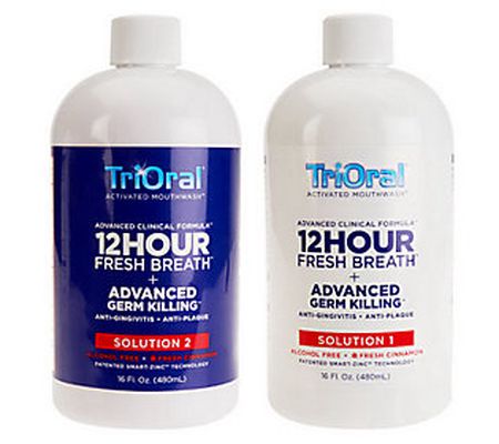 TriOral 12-Hour Fresh Breath Mouthwash Advanced ClinicalFormula