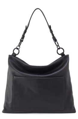 Tripp Leather Hobo Bag in Black