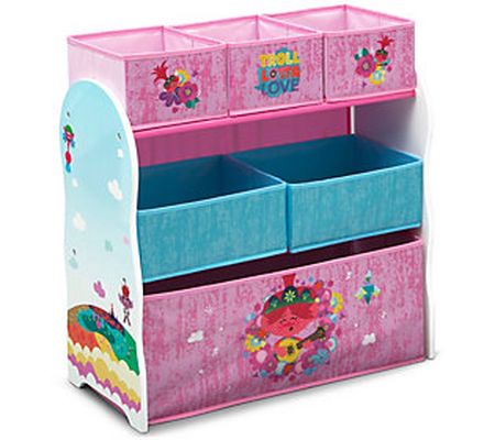 Trolls World Tour Design and Store 6-Bin Toy Or ganizer