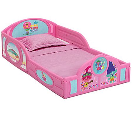 Trolls World Tour Plastic Sleep and Play Toddle r Bed