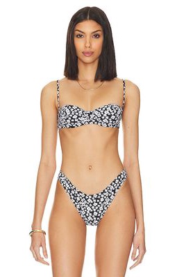 Tropic of C Coco Bikini Top in Black