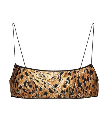 Tropic of C The C animal-print bikini top