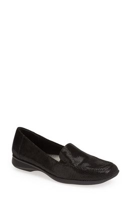 Trotters Jenn Loafer - Multiple Widths Available in Black Mini Dots