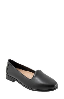 Trotters Liz Lux Flat - Multiple Widths Available in Black