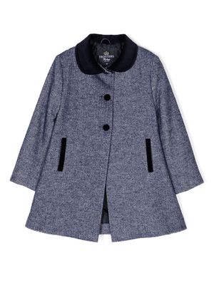 Trotters Matilda peter-pan collar coat - Blue