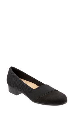 Trotters Melinda Loafer - Multiple Widths Available in Black Leather