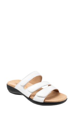 Trotters Rose Strappy Sandal in White