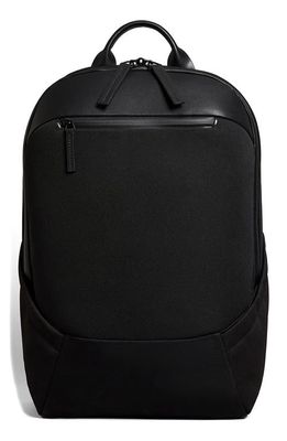 Troubadour Apex Waterproof Canvas Backpack in Black