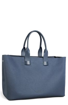 Troubadour Recycled Carrier Tote in Marine Blue