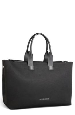 Troubadour Waterproof Recycled Carrier Tote in Black 