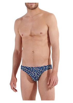 Trouville Geometric Swim Briefs