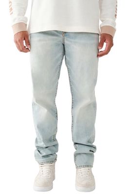 True Religion Brand Jeans Geno Super T Straight Leg Jeans in Dynamism Light Wash