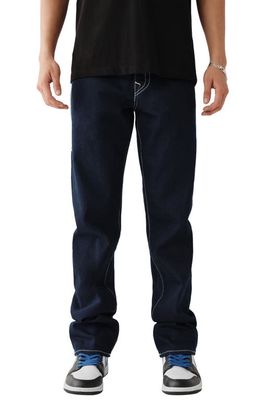 True Religion Brand Jeans Ricky Flap Straight Leg Jeans in 2S Body Rinse