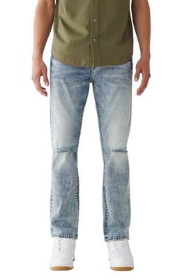 True Religion Brand Jeans Ricky Super-T Straight Leg Jeans in Torrential Medium Wash