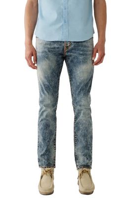 True Religion Brand Jeans Rocco Flap Super T Straight Leg Jeans in Angeles Crest Medium
