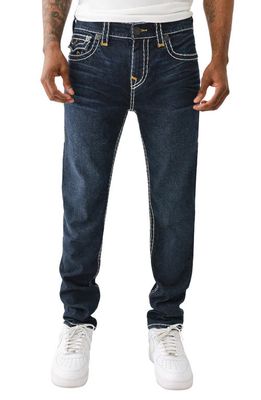 True Religion Brand Jeans Rocco Super T Skinny Jeans in Columbia St Dark Wash 