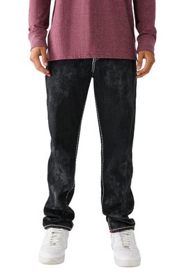 True Religion Brand Jeans Rocco Super T Skinny Jeans in Scorpius Black Wash