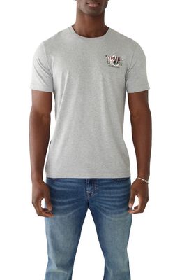 True Religion Brand Jeans True Brand Logo Graphic T-Shirt in Heather Grey