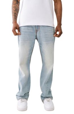 True Religion Brand Jeans Twisted Joey Super T Straight Leg Jeans in Nihal Light Wash 