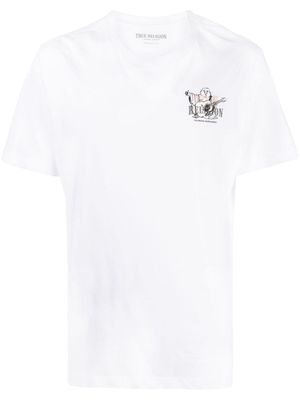 True Religion Buddha logo-print cotton T-shirt - White
