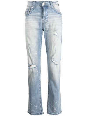 True Religion distressed-effect slim-fit jeans - Blue