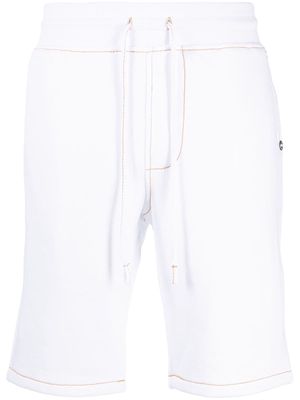 True Religion drawstring-waistband track shorts - White