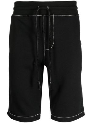 True Religion elasticated-waist drawstring track shorts - Black