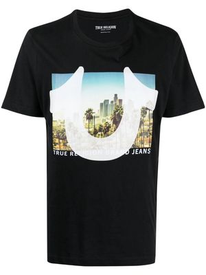 True Religion graphic-print cotton T-shirt - Black