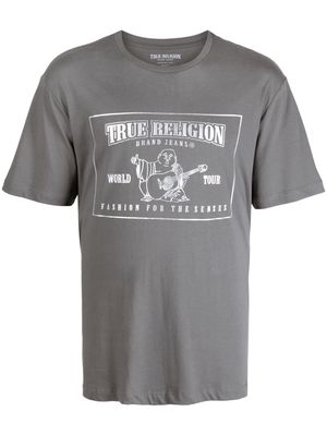 True Religion graphic-print cotton T-shirt - Grey