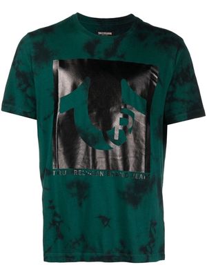 True Religion logo-print short-sleeve T-shirt - Green