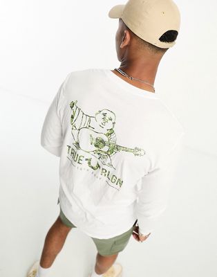 True Religion long sleeve t-shirt in white