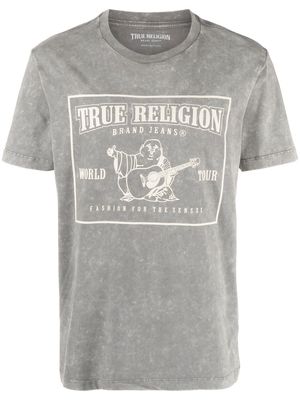 True Religion Mineral logo-print T-shirt - Grey