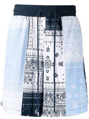 True Religion patchwork bandana-print shorts - Multicolour
