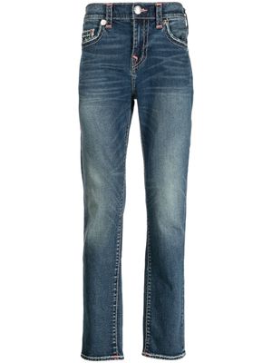 True Religion Rocco Super T mid-rise skinny jeans - Blue