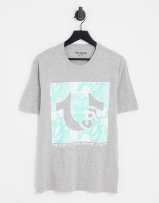 True Religion t-shirt with print in gray