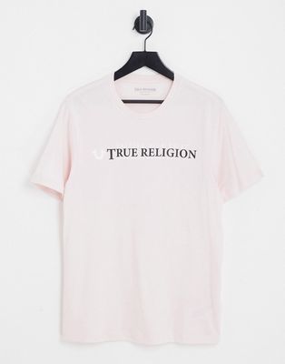 True Religion T-shirt with print in pink