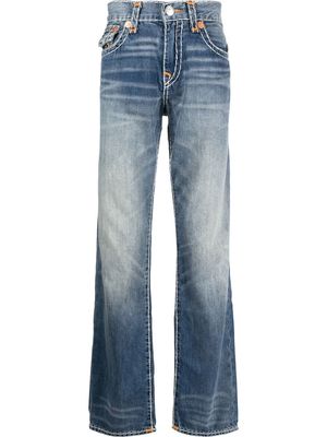 True Religion x 20th Ricky Vintage washed straight leg jeans - Blue