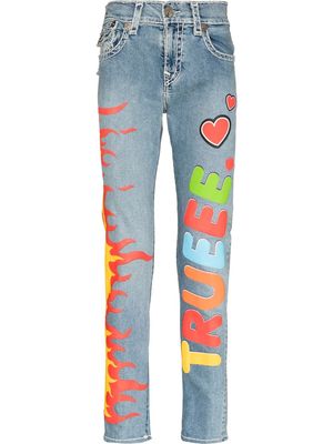 True Religion x Chief Keef Super T slim-fit jeans - Blue
