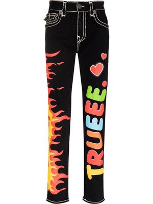 True Religion x Chief Keef Super T straight-leg jeans - Black