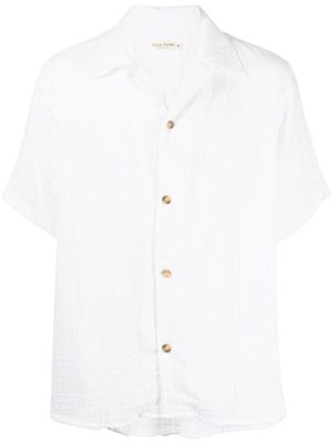 TRUE TRIBE buttoned short-sleeve shirt - White