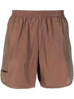 TRUE TRIBE elasticated-waistband shorts - Brown