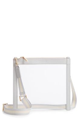 Truffle Clarity Crossbody Bag in Dove Grey