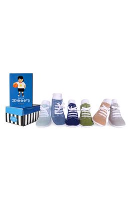 Trumpette Johnny's Everyday Assorted 6-Pack Socks in Asst Blue Neutral