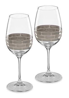 Truro Platinum 2-Piece White Wine Glass Set