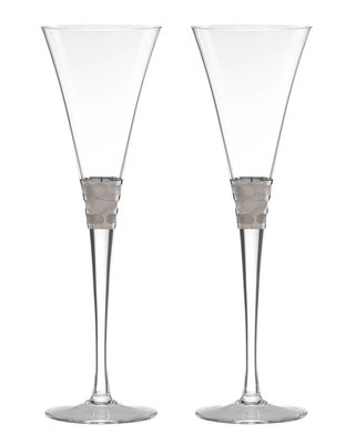 Truro Toasting Flutes, Set of 2