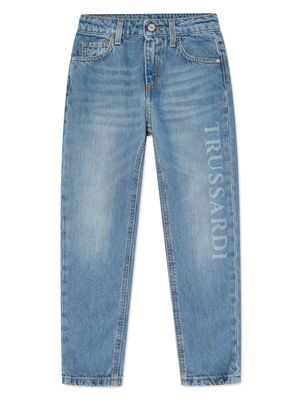 TRUSSARDI JUNIOR Duranti slim-cut jeans - Blue