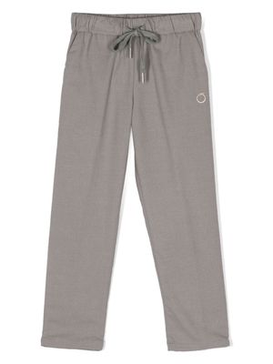 TRUSSARDI JUNIOR logo-embroidered track trousers - Grey
