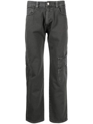 Trussardi mid-rise straight-leg trousers - Black